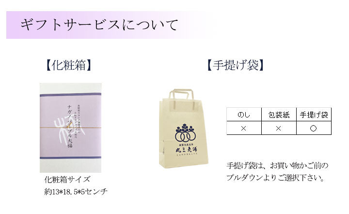 極 ナガノパープル大福プレミアム (6個入) – 丸三老舗